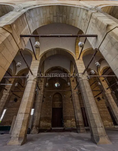 Sultan Faraj Ibn Barquq Mosque Interior, Mamluk Cairo