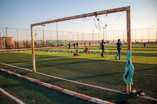 Football Field at Sunset, Al-Asmarat District Cairo