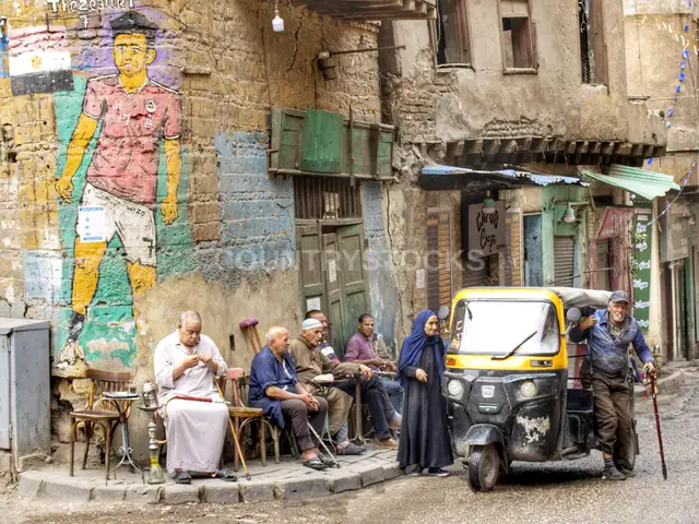 Trézéguet Mural at Street Café, Darb Al-Ahmar Cairo