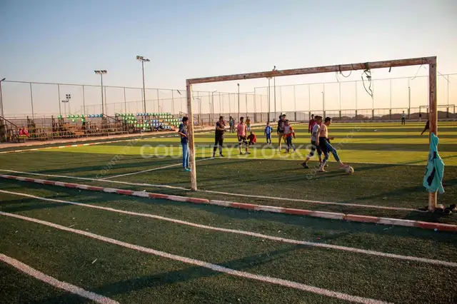 Children Playing Football, Al-Asmarat District, Cairo