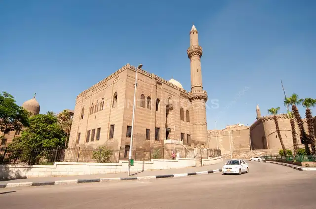 Mahmoudiya Mosque Exterior — Historic Islamic Architecture in Cairo