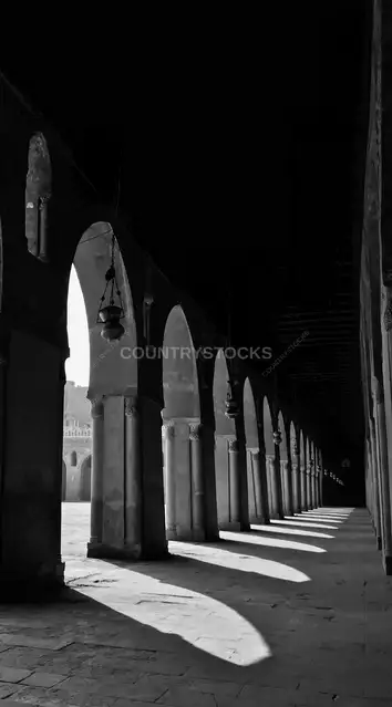 Ibn Tulun Mosque Colonnaded Arcade, Cairo