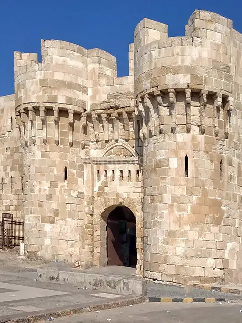 Qaitbay Citadel Main Gate and Defense Towers, Alexandria