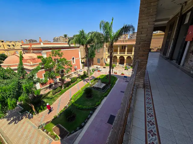 Italian Hospital Garden and Patient Ward Balconies, Abbassiya Cairo