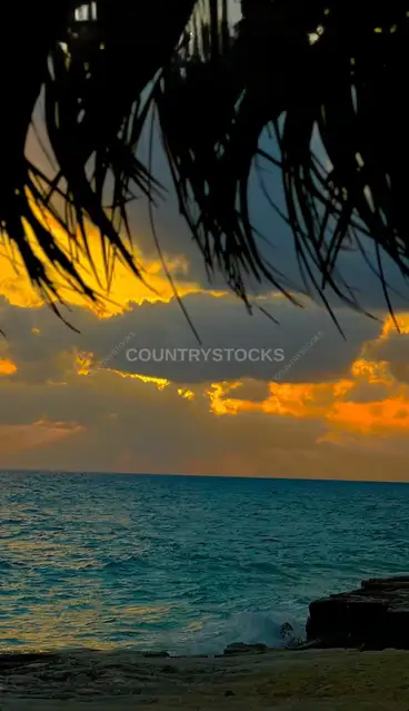 Mediterranean Sunset at Green Beach, Al-Alameen