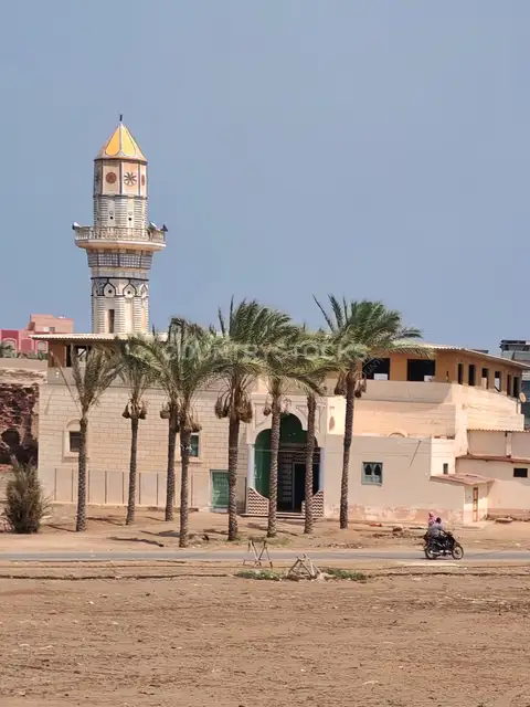 Local Mosque with Decorated Minaret, Ezbet El-Borg Damietta