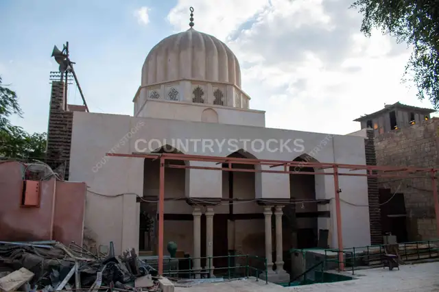 Restored Domed Shrine Courtyard on Al-Ashraf Street in Cairo 2017