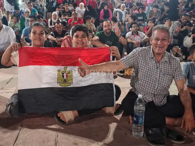 Future Fans Wave Egypt’s Flag Before FIFA World Cup 2026 Match