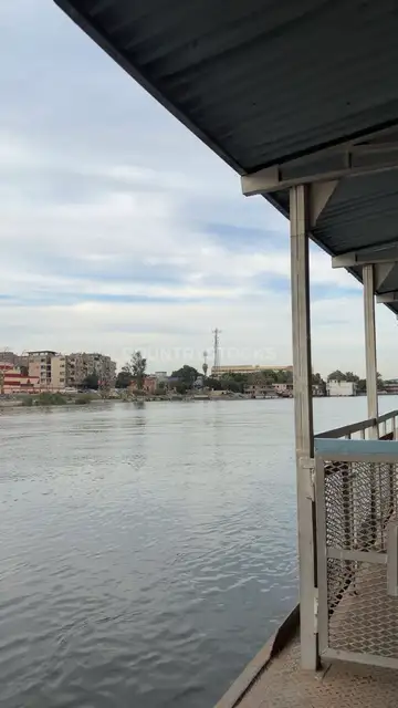 Nile River Morning View from Zamalek Cairo