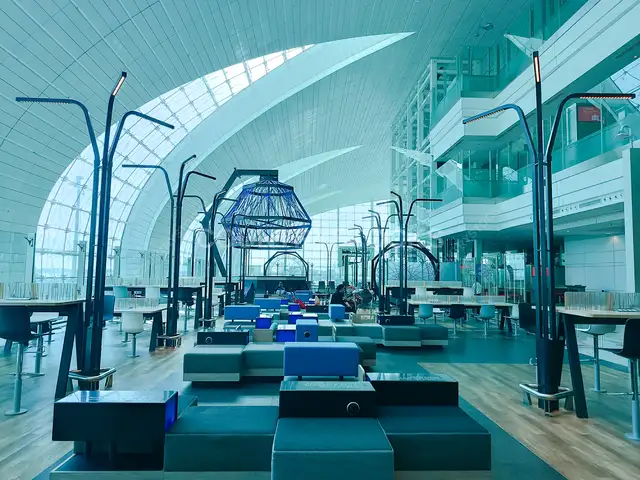 Dubai International Airport Modern Terminal Interior