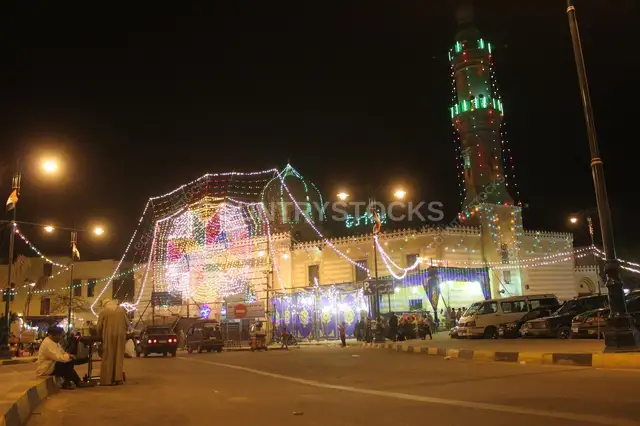 Scene from el Sayyeda Nafisa Mawlid – Traditional Celebration in Cairo, Egypt 12
