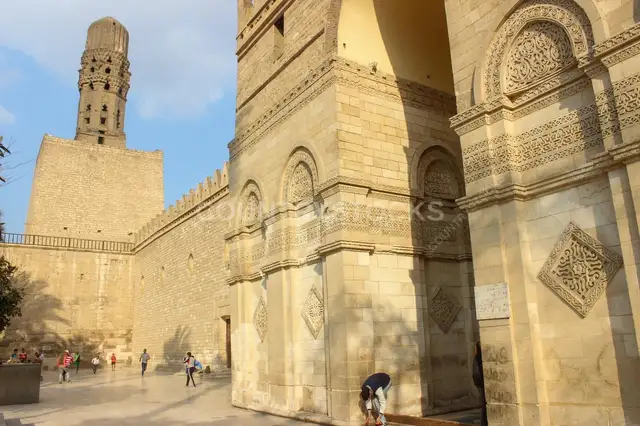 Historic Mosque Walls in Cairo