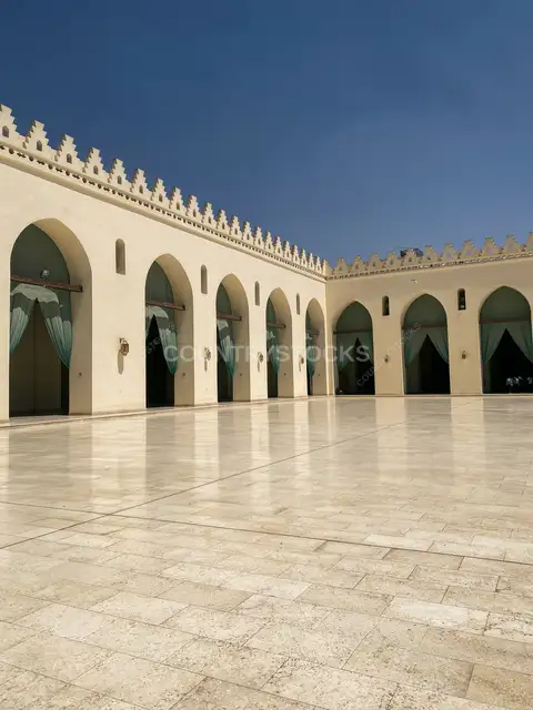 Al-Hakim Mosque Courtyard, Al-Muizz Street Cairo