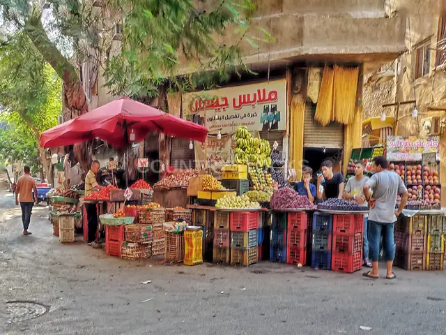 Street Fruit and Vegetable Stall, Birket El Fil Cairo