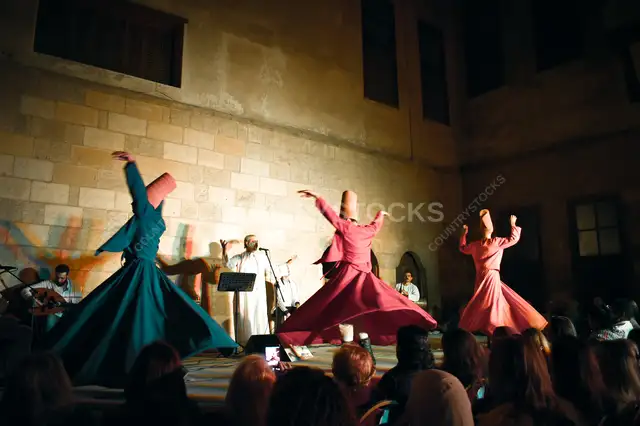 Sufi Whirling Dervish Performance, Cairo