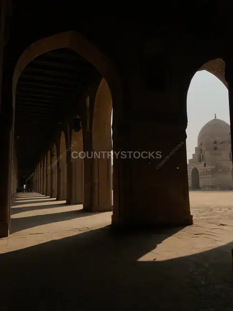 Ibn Tulun Mosque Arcade and Dome, Cairo