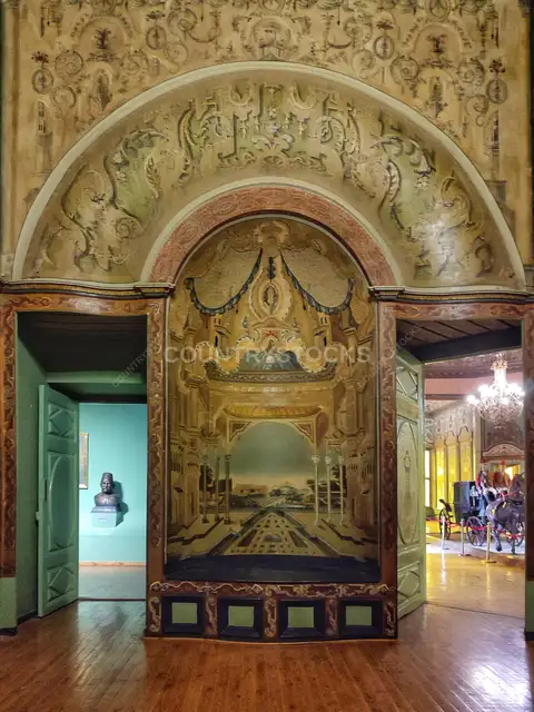 Decorative Mural and Mihrab Wall, Military Museum Cairo