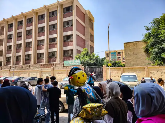 Students Exit Last Thanaweya Amma Exam, Cairo