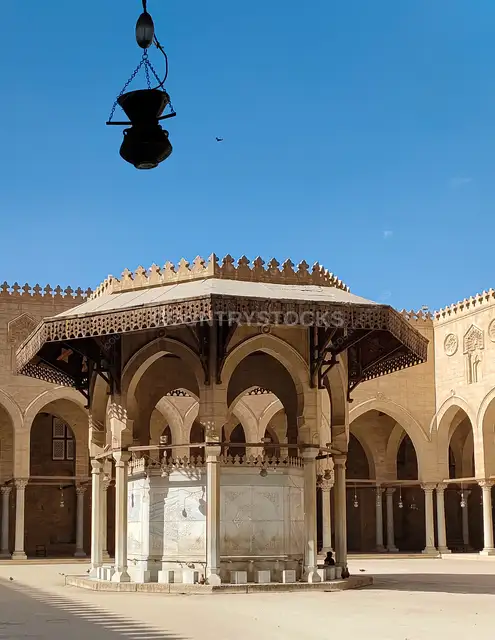 Al-Muayyad Mosque Ablution Fountain Courtyard, Cairo