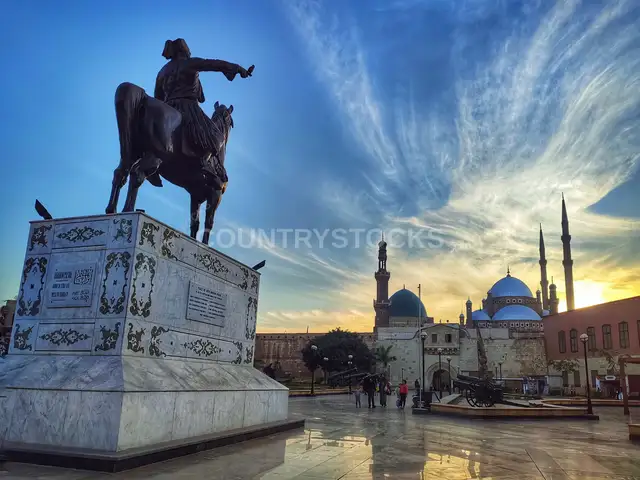 Ibrahim Pasha Statue and Mohamed Ali Mosque, Cairo Citadel