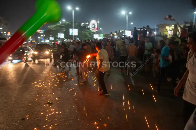Egypt World Cup 2018 Qualification Street Celebration Mohandessin Cairo
