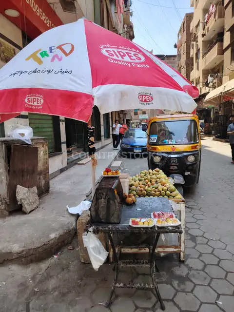 Prickly Pear Street Cart, Cairo Side Street