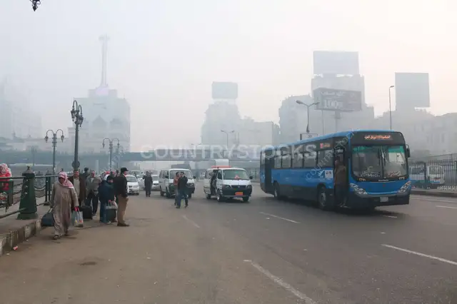 Ramses Street Morning Commute in Cairo