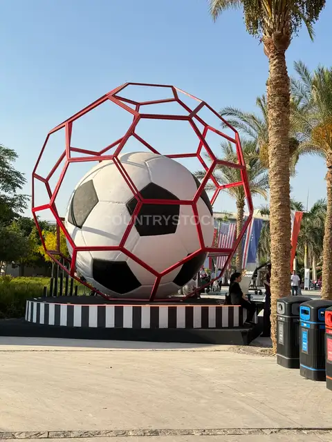 Giant Football Sculpture, New Administrative Capital Egypt