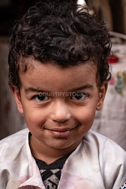 Egyptian Child Portrait, Al-Darb Al-Ahmar Cairo