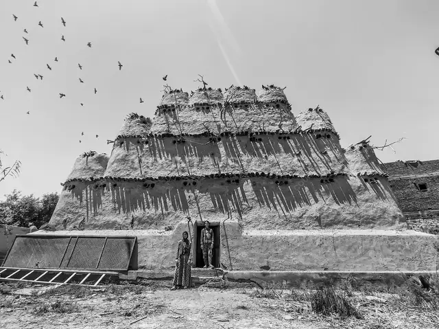 Traditional Mud Brick Pigeon Tower, Fayyum Rural Egypt