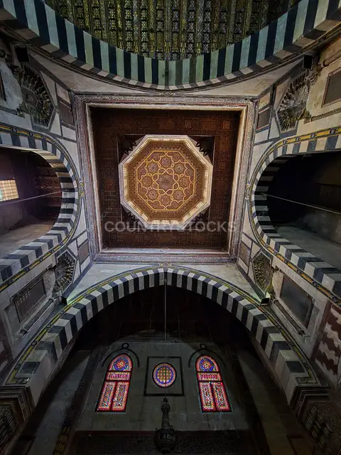 Sultan Al-Ashraf Qaitbay Mosque Ceiling, Cairo