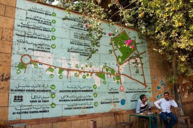 Al-Ashraf Street Heritage Map and Local Life in Historic Cairo 2017