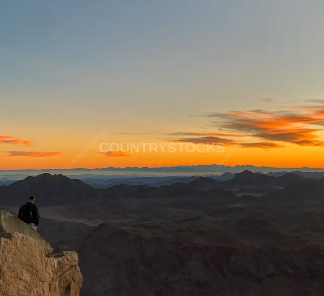 Sunrise at Mount Sinai Summit, Saint Catherine
