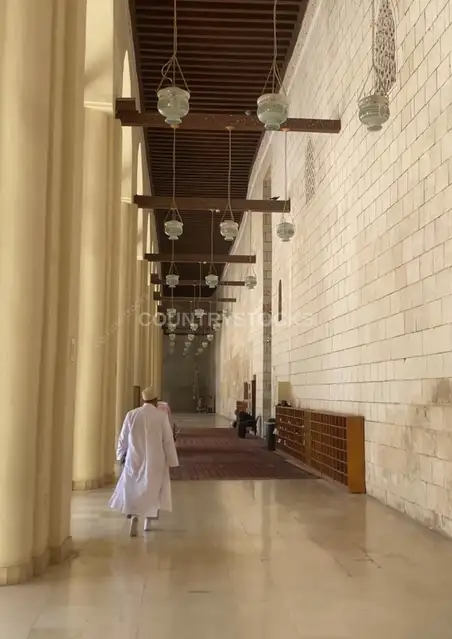 Al-Hakim Mosque Interior Corridor, Al-Gamaliya Cairo