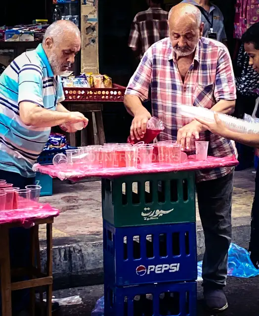 Sharbat Distribution, Al-Manshiya Alexandria Egypt
