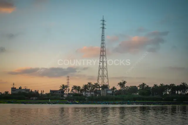 ضفة النيل عند الغروب، رشيد مصر