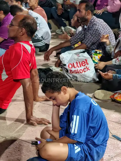 Egyptian Boy Distracted During Egypt vs Belgium World Cup