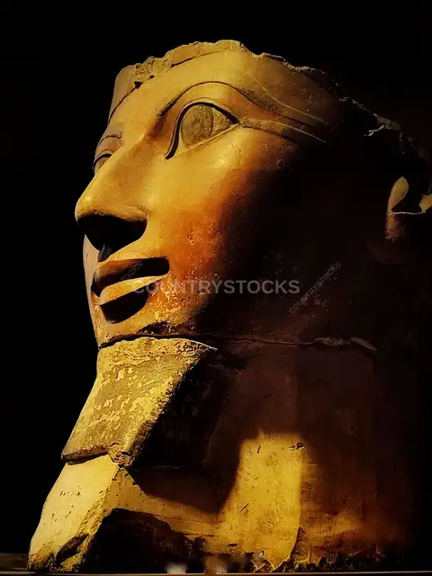 رأس تمثال الملكة حتشبسوت، المتحف المصري القاهرة