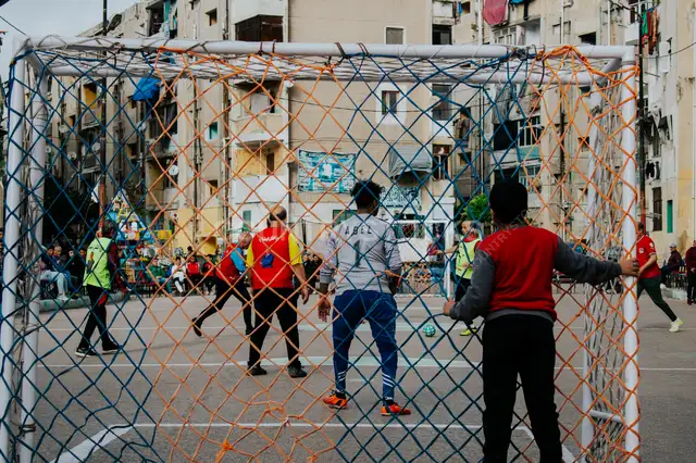 Players Compete in Alexandria's Al Falaki Football Tournament