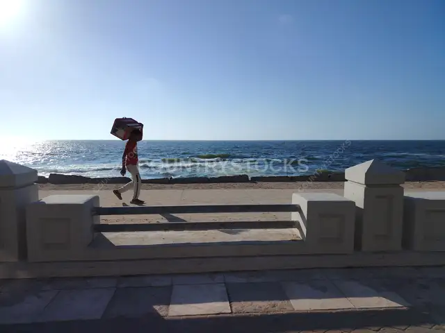 بائع الفريسكا على شاطئ الإسكندرية