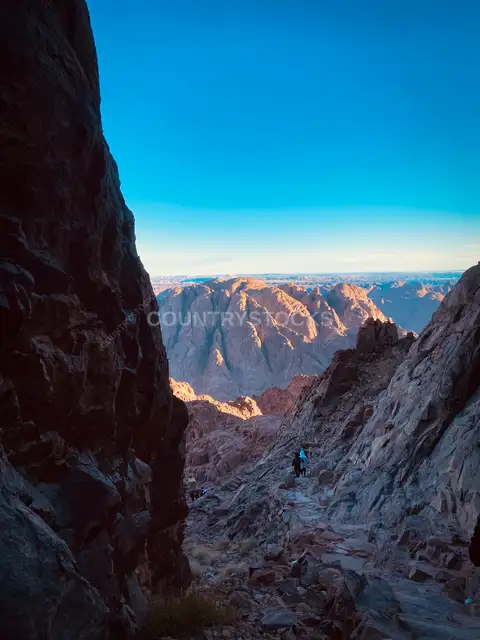 متسلق في جبال سانت كاترين، سيناء