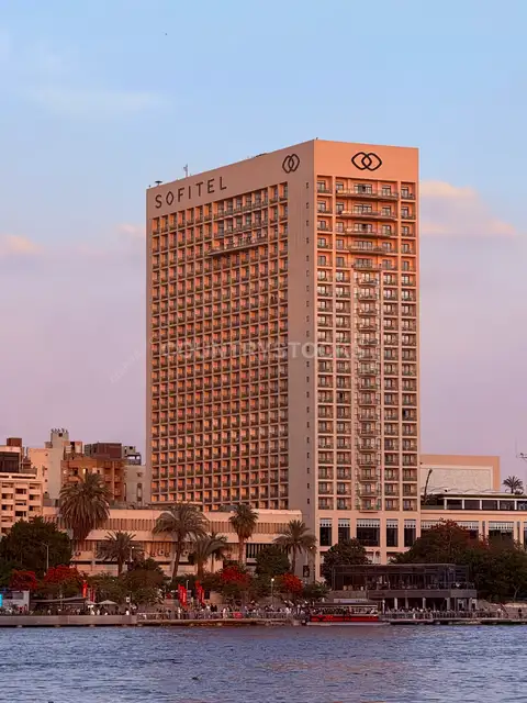 Sofitel Cairo Nile El Gezirah Hotel at Sunset