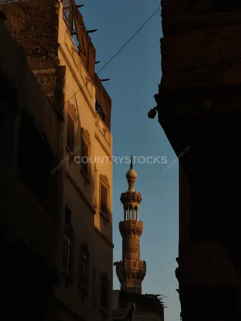 مئذنة مسجد السيدة سكينة، شارع الأشراف، القاهرة