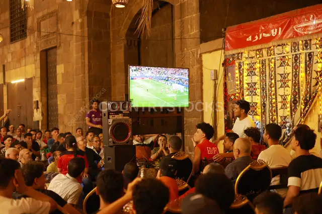 مشاهدة مباراة مصر في كاس العالم، الجمالية القاهرة