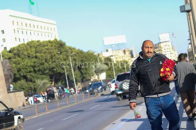 مشهد شتوي لكوبري قصر النيل – القاهرة