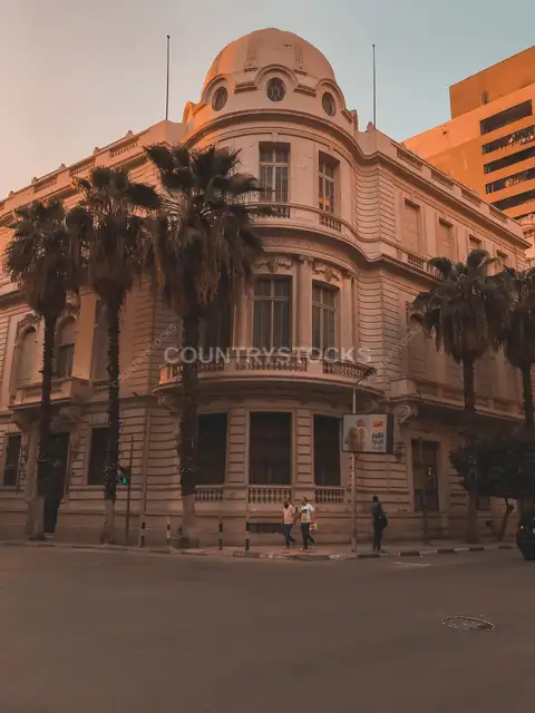 مبنى النادي الدبلوماسي، شارع طلعت حرب، وسط القاهرة