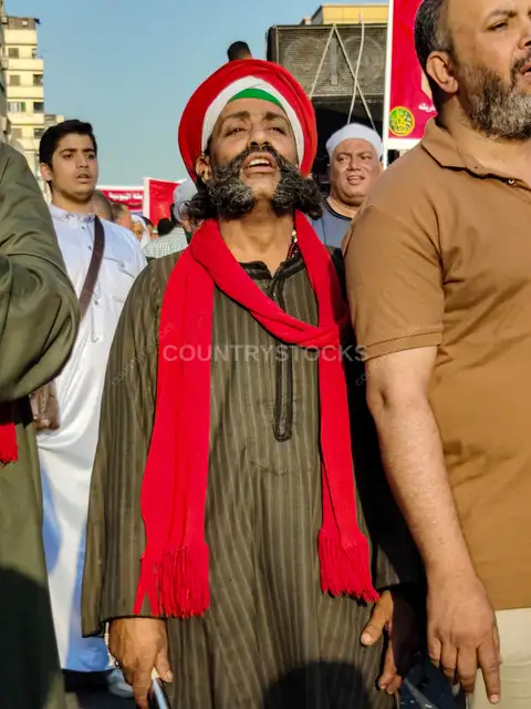 Sufi Procession Celebrating Islamic New Year Cairo