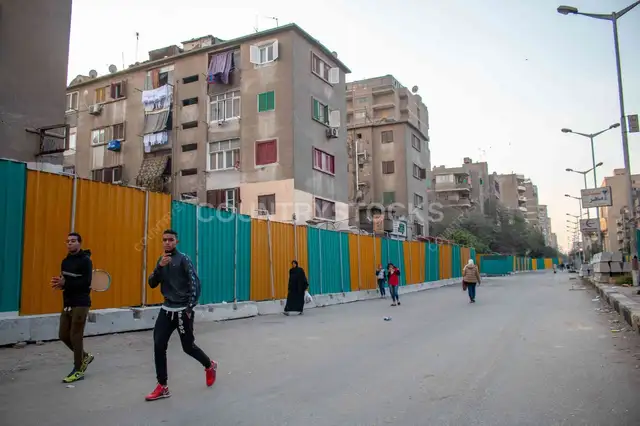 شارع السودان في القاهرة وقت إنشاء المترو