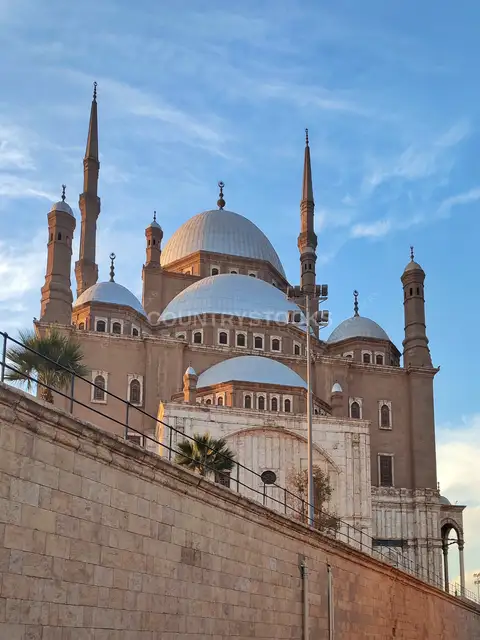 قباب ومآذن مسجد محمد علي، قلعة القاهرة