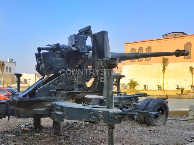 Anti-Aircraft Field Gun Display, Saladin Citadel Cairo
